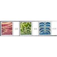 SUÍÇA - NATAL 2012 - SÉRIE COM 3 SELOS MINT - ANO 2013 