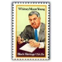 USA - Y-1306 -1981 - HOMENAGEM A WHITNEY MOORE YOUNG - COMBATENTE AO RACISMO - SELO MINT